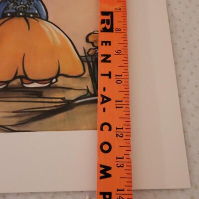 Lot 277: Chritoffersen Vintage Princess O. Hazee-Tah Print