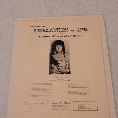 Lot 277: Chritoffersen Vintage Princess O. Hazee-Tah Print