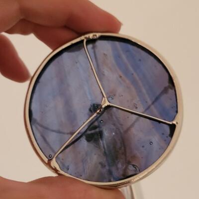 Lot 285: Glass Cat Wind Chime 