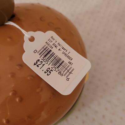 Lot 295: BBQ Grill Dominos & Burger Dip Dish