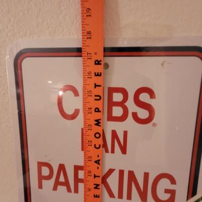 Lot 309:  Cubs Park Sign and Pennant