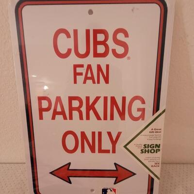 Lot 309:  Cubs Park Sign and Pennant