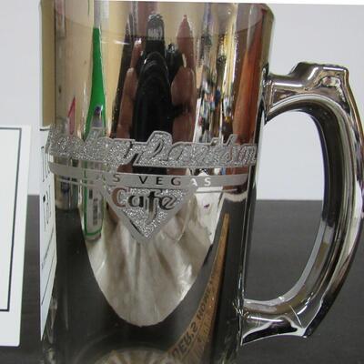 Tall Glass Harley Davidson Beer Mug