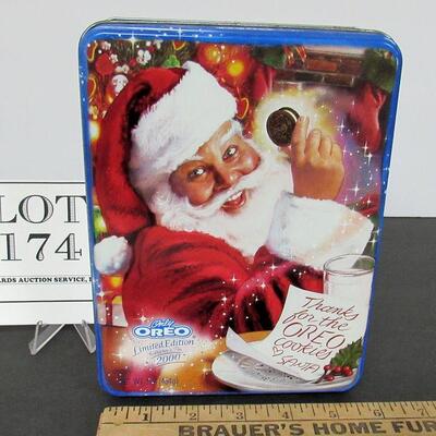 Santa Oreo Cookies Tin