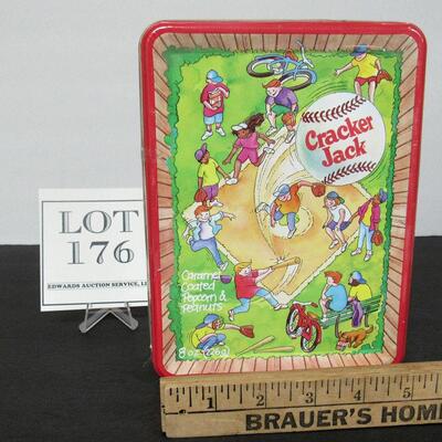 Limited Edition Cracker Jack Tin, Unopened, Full