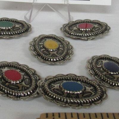 Southwestern Style Metal Button Covers