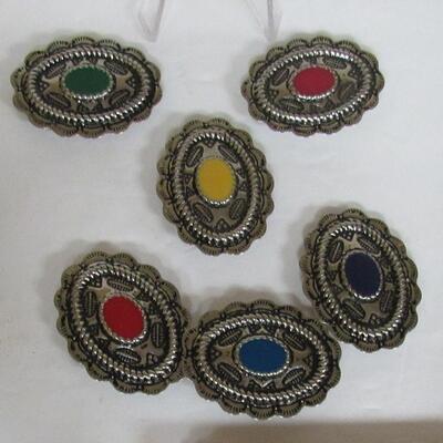Southwestern Style Metal Button Covers