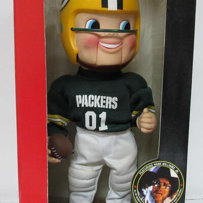 GB Packers Animated Figure, Are You Ready For Some Football Song, Read description