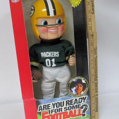 GB Packers Animated Figure, Are You Ready For Some Football Song, Read description
