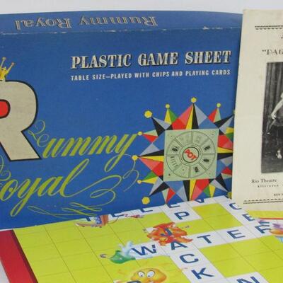 Lot of Misc Game Boards, Buttons, Other Stuff