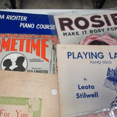 Lot 1 - Vintage Sheet Music
