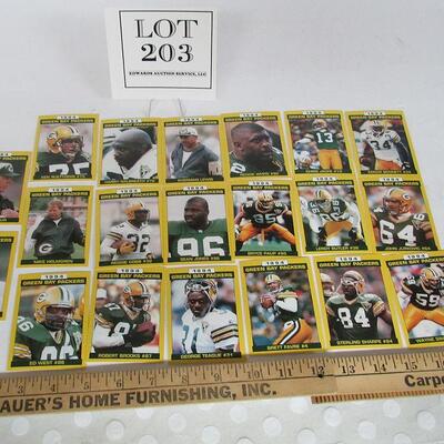 Green Bay Packers Team Cards 20 Card Set 1994, Firstar Bank FDL and FDL Police Dept