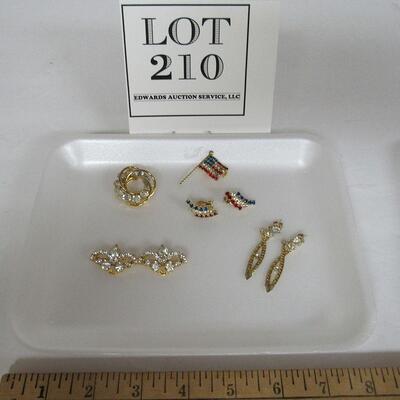 Contemporary Rhinestone Jewelry, Patriotic, Etc