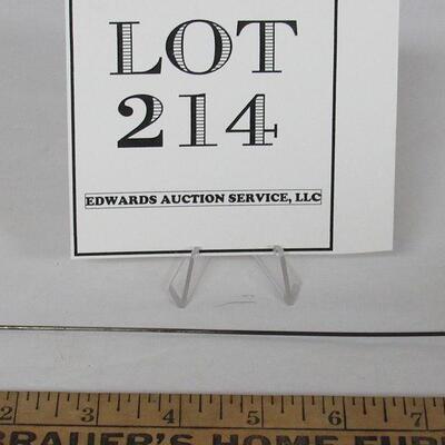 Nice 9" Long Sterling Silver Head Hat Pin with Metal Pin