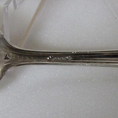 Sterling Silver 5 3/8" Spoon Marked Sterling and A