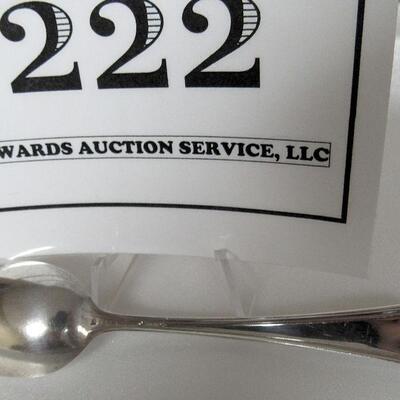 Sterling Silver 5 3/8" Spoon Marked Sterling and A