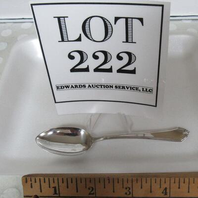 Sterling Silver 5 3/8" Spoon Marked Sterling and A