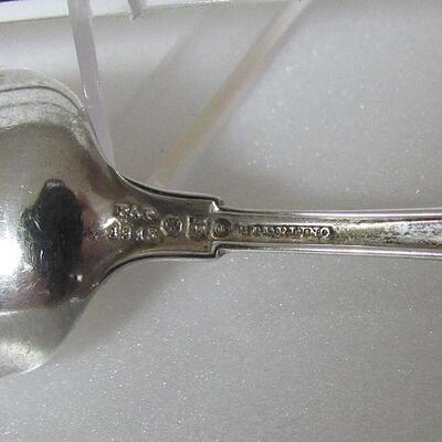 Small Sterling Silver Condiment SpoonPat 1913