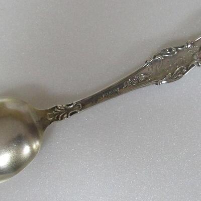 Sterling Silver Pennslyvania State Spoon Fancy Manchester Mfg Co