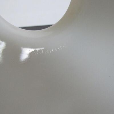 2 Viintage Corning Milk Glass Lamp Shades