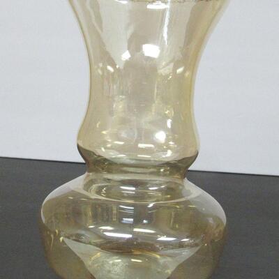 3 Vintage Glass Lamp Shades