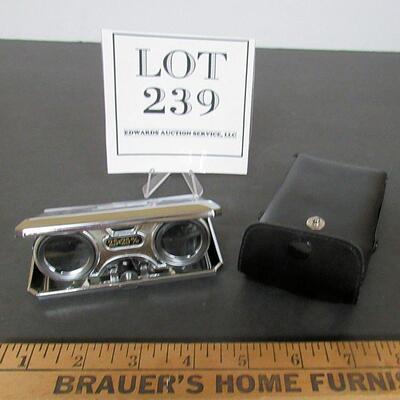 Vintage Sport Glass 25x Glasses With Case 
