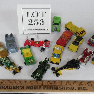Lot of 15 Hot Wheels, Matchbox, Matel Toy Cars