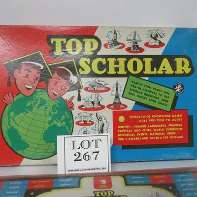 Vintage 1957 Top Scholar Game