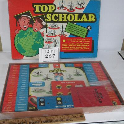 Vintage 1957 Top Scholar Game