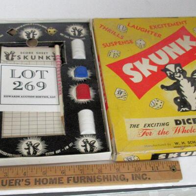 Vintage Skunk Dice Game