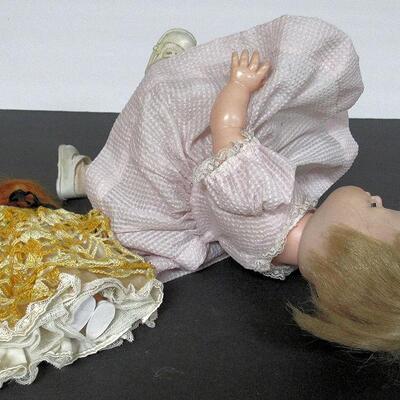 2 Vintage Dolls, Lorrie Doll 110, and Duchess Doll Hard Plastic