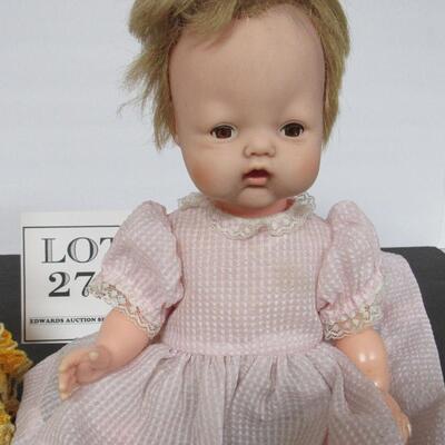 2 Vintage Dolls, Lorrie Doll 110, and Duchess Doll Hard Plastic
