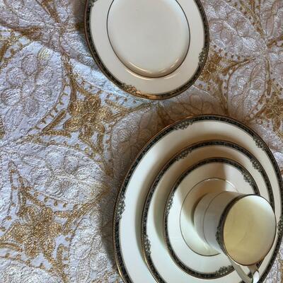 Vintage Noritake Covina Complete 5 piece serving set for 12 plus additions