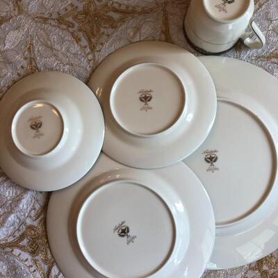 Vintage Noritake Covina Complete 5 piece serving set for 12 plus additions