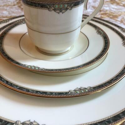 Vintage Noritake Covina Complete 5 piece serving set for 12 plus additions