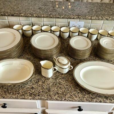 Vintage Noritake Covina Complete 5 piece serving set for 12 plus additions