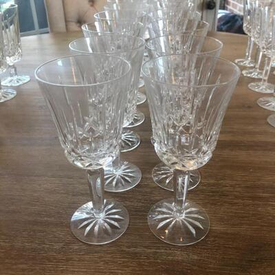 set of 18 Vintage Lenox Mystic water goblet medium 7.5"