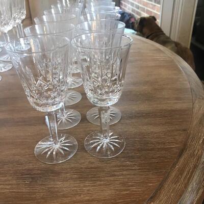 set of 14 Vintage Lenox Mystic water goblet small 7" 