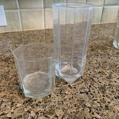 Crystal drink cup set