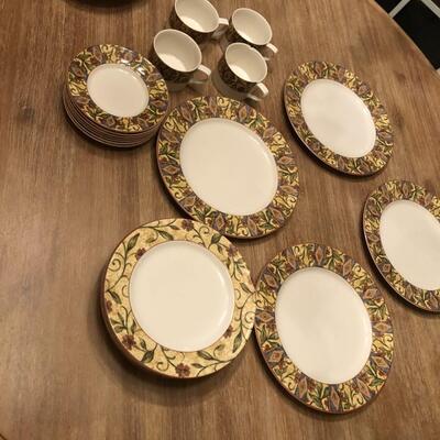 Vintage Royal Doulton Everyday Cinnabar dining set 1996