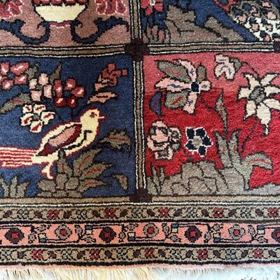 Item 5. Persian Rug, 1960’s, hand woven, wool.