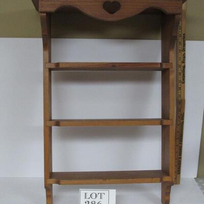 Wood Wall Shelf 3 Tier 