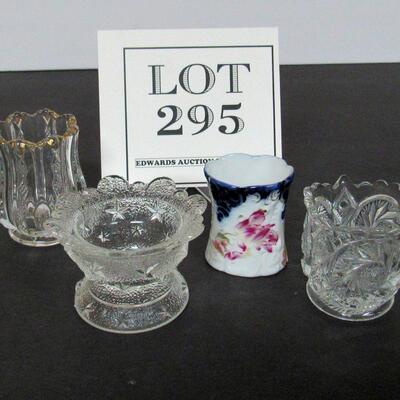 Toothpick Holder Lot and 1 Master Salt Dip