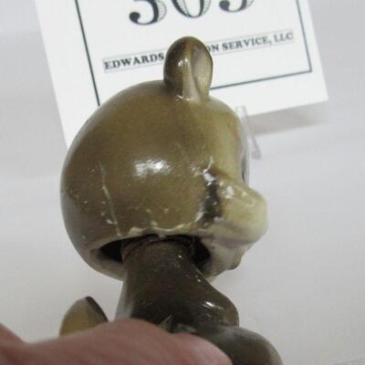 Vintage Little Josef Originals Raccoon Nodder, Original Labels