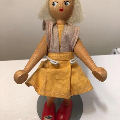 Lot 11 - 1950s Made in Poland Wood Doll