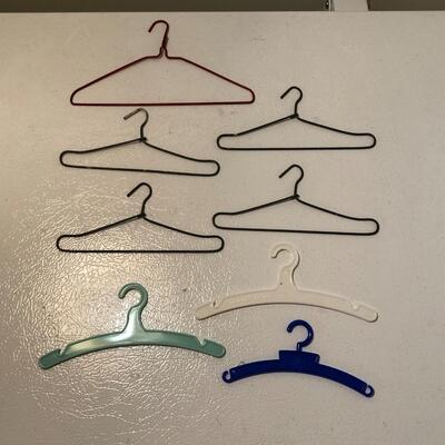 Lot 14 - Metal and Plastic Doll Clothes Hangers