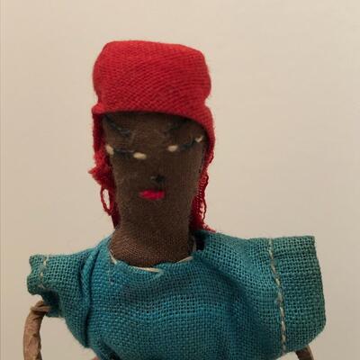 Lot 33 - Vintage Antigua Virgin Islands Souvenir Folk Art Doll
