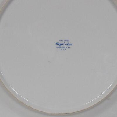 Vintage Native American 9" Plate, Royal Ann Fine China, USA