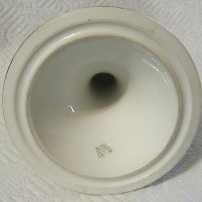 Old George/Martha Washington Candle Holder Fine China 