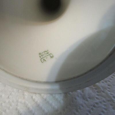 Old George/Martha Washington Candle Holder Fine China 